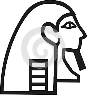 Pharao head icon
