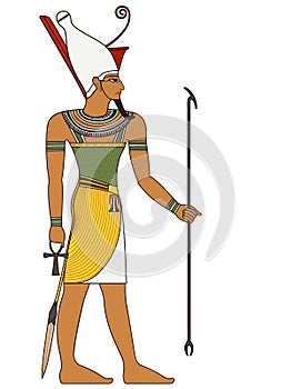 Pharaoh , figure of ancient egypt god