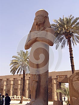 pharaoh at Karnak temple 1