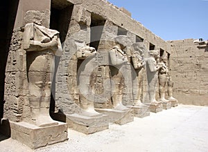 Pharaoh statues