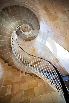 Phare des Baleines, Isle du Re, France. Internal staircase.