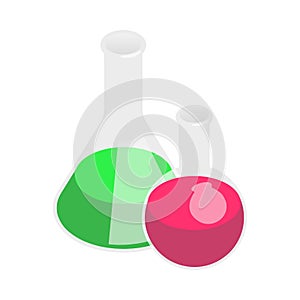 Pharmaceutic Laboratory Vials Composition photo