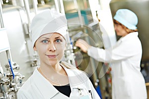 Pharmaceutical factory worker