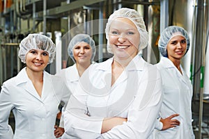 Pharmaceutical factory workers