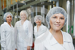 Pharmaceutical factory workers