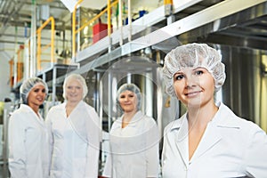 Pharmaceutical factory workers