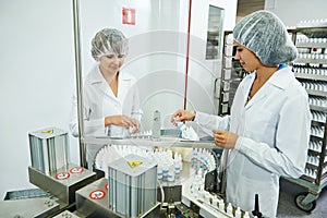 Pharmaceutical industrial factory worker