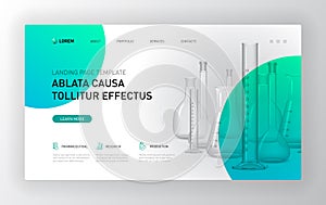 Pharmaceutical Landing page template