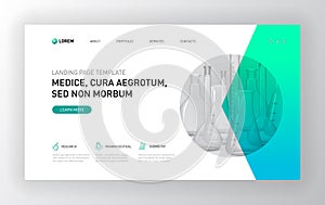 Pharmaceutical Landing page template