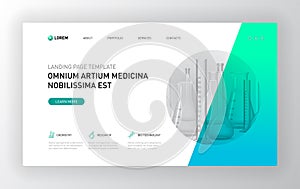 Pharmaceutical Landing page template