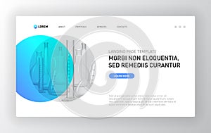 Pharmaceutical Landing page template