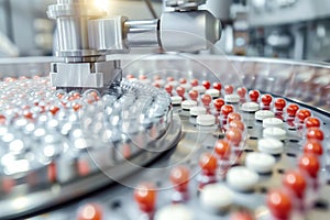 Pharmaceutical machine sorting capsules with precision