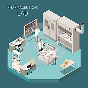 Pharmaceutical Production Isometric Composition