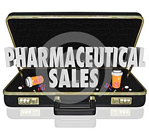 Pharmaceutical Sales Briefcase Medicine Samples Pills Capsules