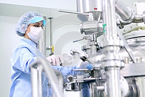 Pharmaceutical Worker At Work photo