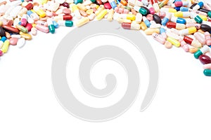 Pharmaceuticals background texture