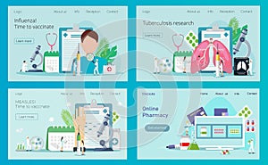 Pharmacist give advice and conceling medication. Measles, rubeola vaccination. Concept of tuberculosis, pneumonia,