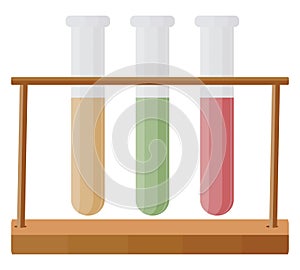 Pharmacology test tubes, icon