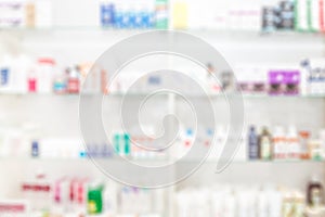 Pharmacy drugstore background concept.