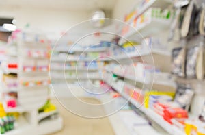 Pharmacy or drugstore room background