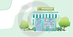 Pharmacy and medical equipment.
