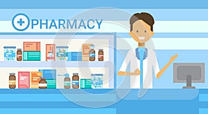 Pharmacy Online Medical Consultation Doctor Health Care Clinics Hospital Service Medicine Network Banner