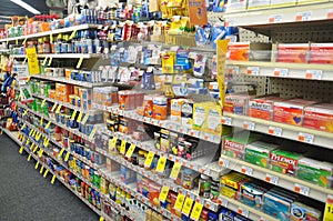 Pharmacy in the USA.