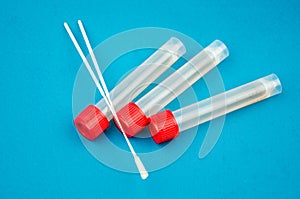 Pharyngeal swab and tube