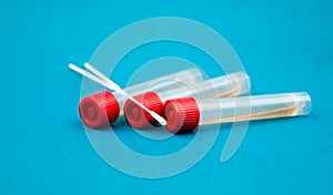 Pharyngeal swab and tube