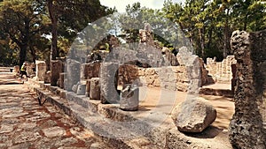 Phaselis Ancient City in Kemer of Antalya or Faselis Was a Greek and Roman City on the Coast of Ancient Lycia