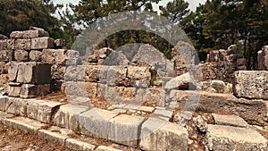 Phaselis Ancient City in Kemer of Antalya or Faselis Was a Greek and Roman City on the Coast of Ancient Lycia