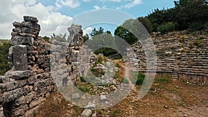 Phaselis Ancient City in Kemer of Antalya or Faselis Was a Greek and Roman City on the Coast of Ancient Lycia