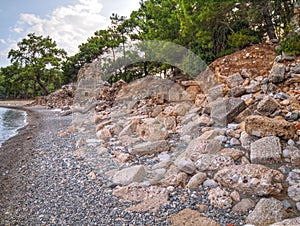 Phaselis bay - Ã‡amyuva, Kemer, coast and beaches of Turkey