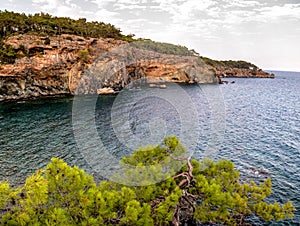 Phaselis bay - Ã‡amyuva, Kemer, coast and beaches of Turkey