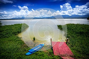 Phayao Lake called Kwan-Phayao the famous place and land mark of Northern of Thailand