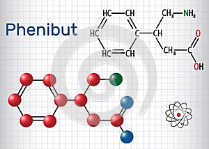 Phenibut is a central nervous system depressant with anxiolytic