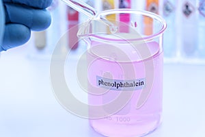 Phenolphthalein  use in laboratory