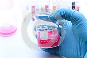 Phenolphthalein  use in laboratory