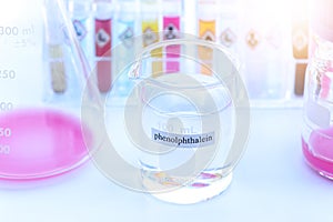Phenolphthalein  use in laboratory