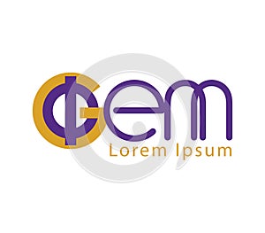 Phi and GEM Logo Design