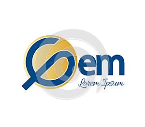 Phi and GEM Logo Design