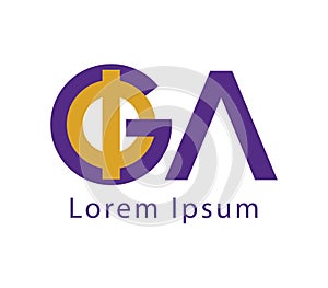 Phi and A Logo Design