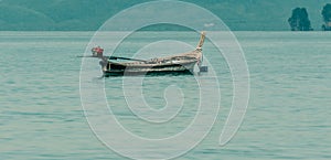 Phi Phi Island long boats, Thailand