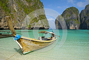 Phi Phi islands beach lagoon