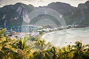 Phi Phi viewpoint in evening