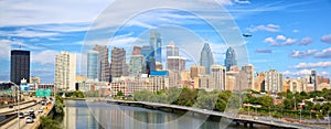 Philadelphia cityscape panorama