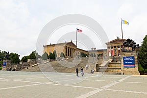 Philadelphia Museum of Art entrance, Philadelphia, Pennsylvania, USA