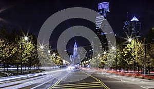Philadelphia Nightscape photo