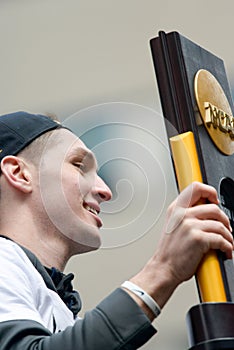 PHILADELPHIA, PA - APRIL 8: Celebration Parade for Villanova Men`s Basketball Team, 2016 NCAA Champions on April 8, 2016