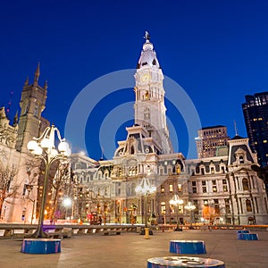 Philadelphia's landmark historic City Hall building